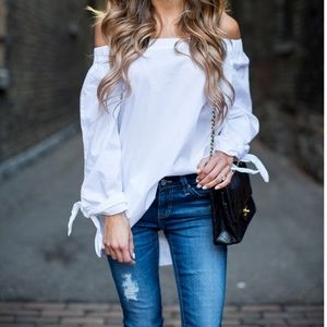 NWT Free People 'Show Me Some Shoulder' Blouse